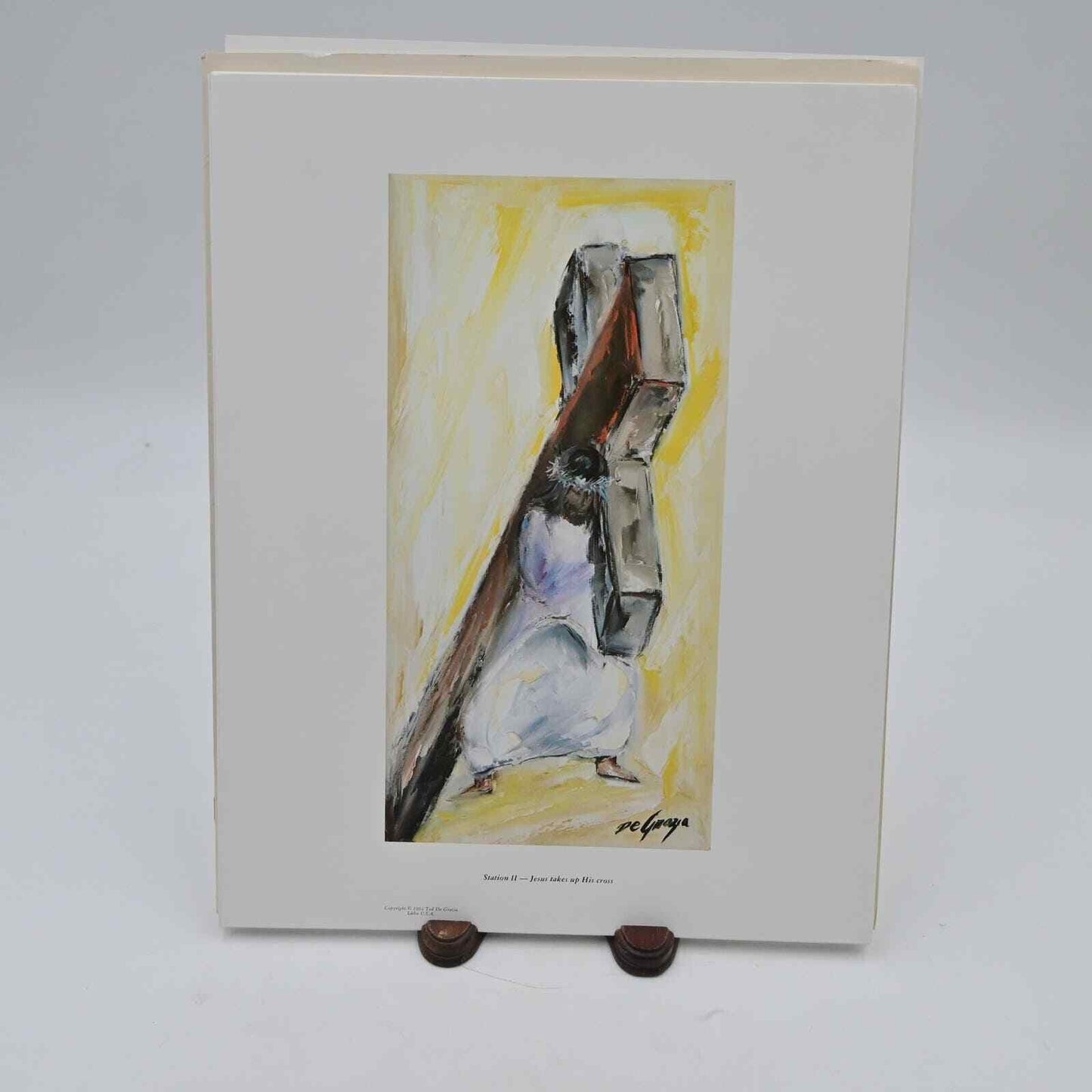 DeGrazia Way Of The Cross Print Set Of 15 In Folder