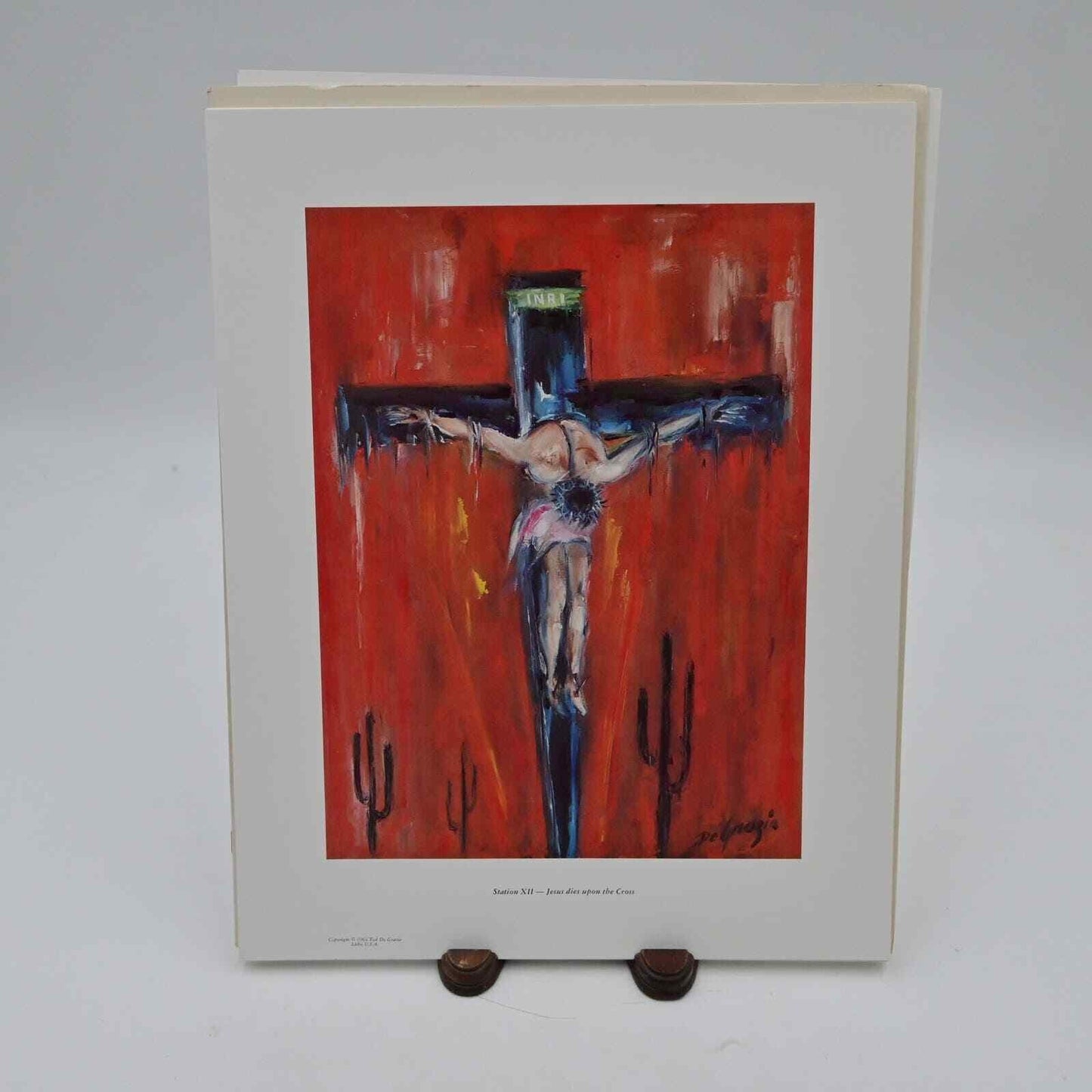DeGrazia Way Of The Cross Print Set Of 15 In Folder