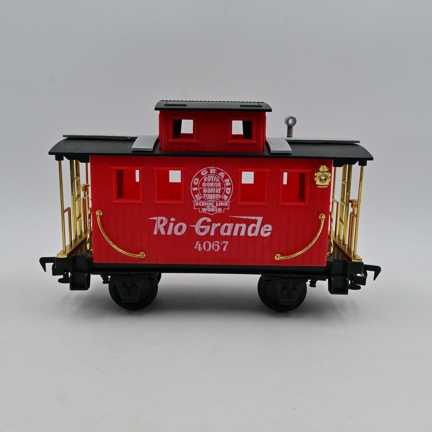 Vintage Scientific Toys Rio Grande 4067 G Gauge Caboose Car