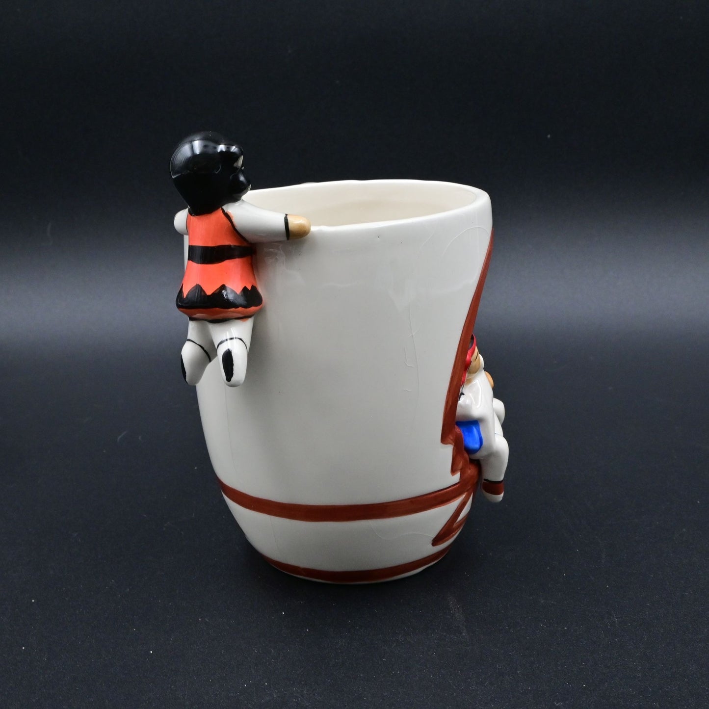2014 Storyteller Pottery Mug Coffee Cup 3D People