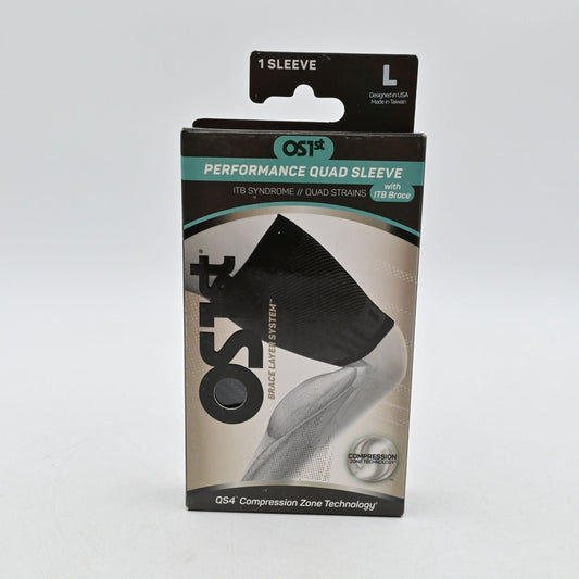OS1st Size L Quad Performance Compression Sleeve QS4 Quad Strains ITB Brace
