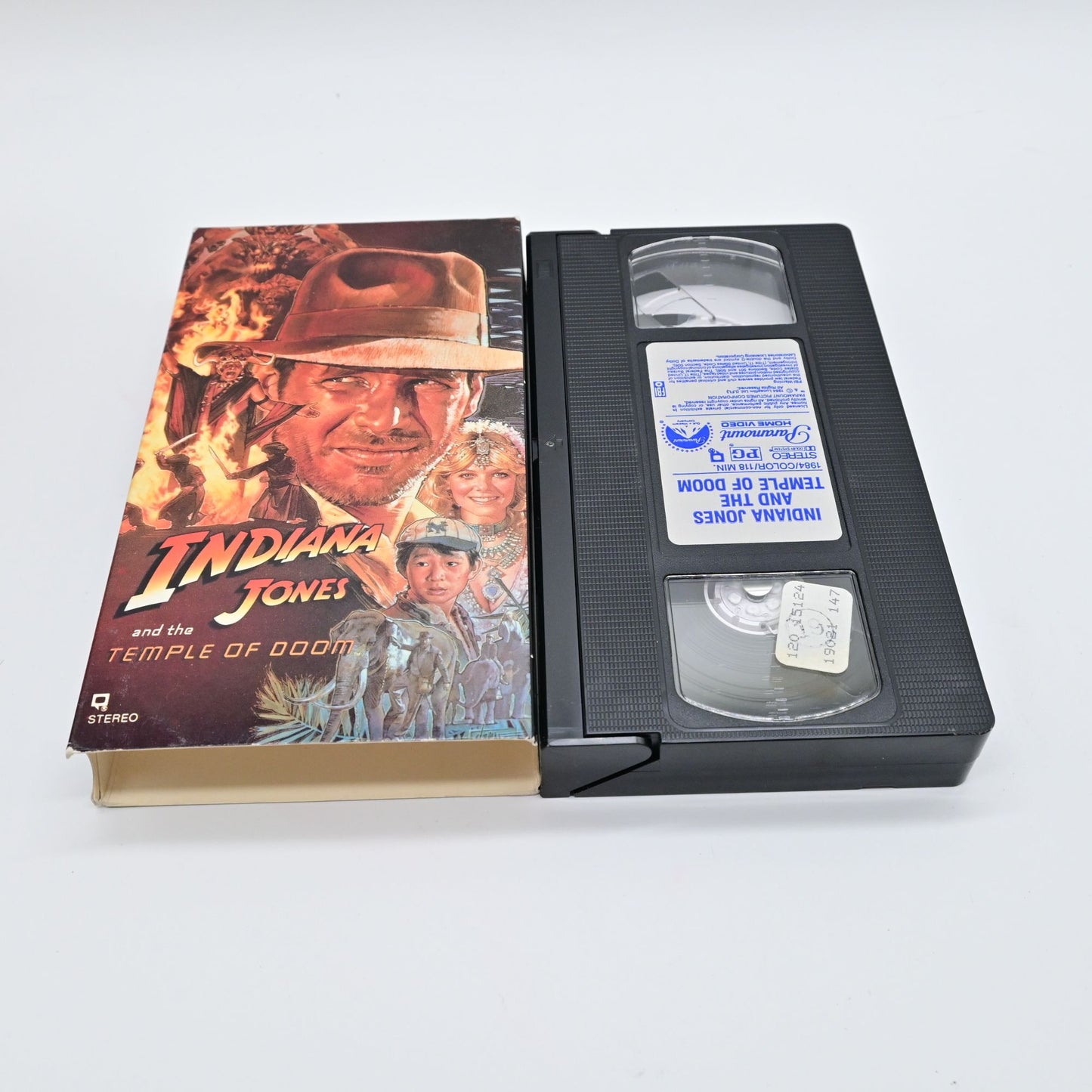 Indiana Jones & The Last Crusade And The Temple Of Doom VHS Lot
