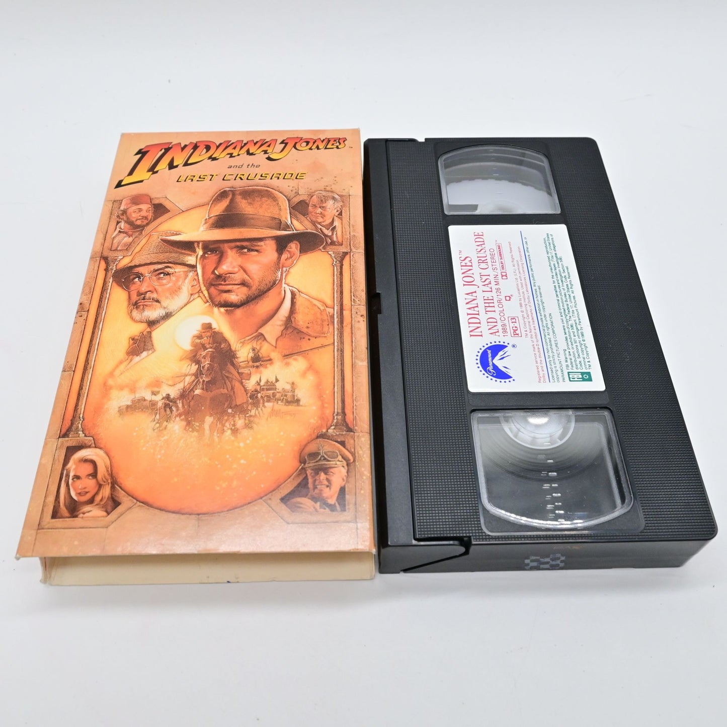 Indiana Jones & The Last Crusade And The Temple Of Doom VHS Lot