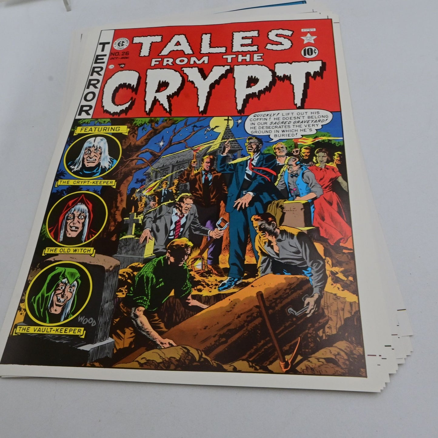 The Crypt Of Terror & Tales From The Crypt Cover Art Print Reprints