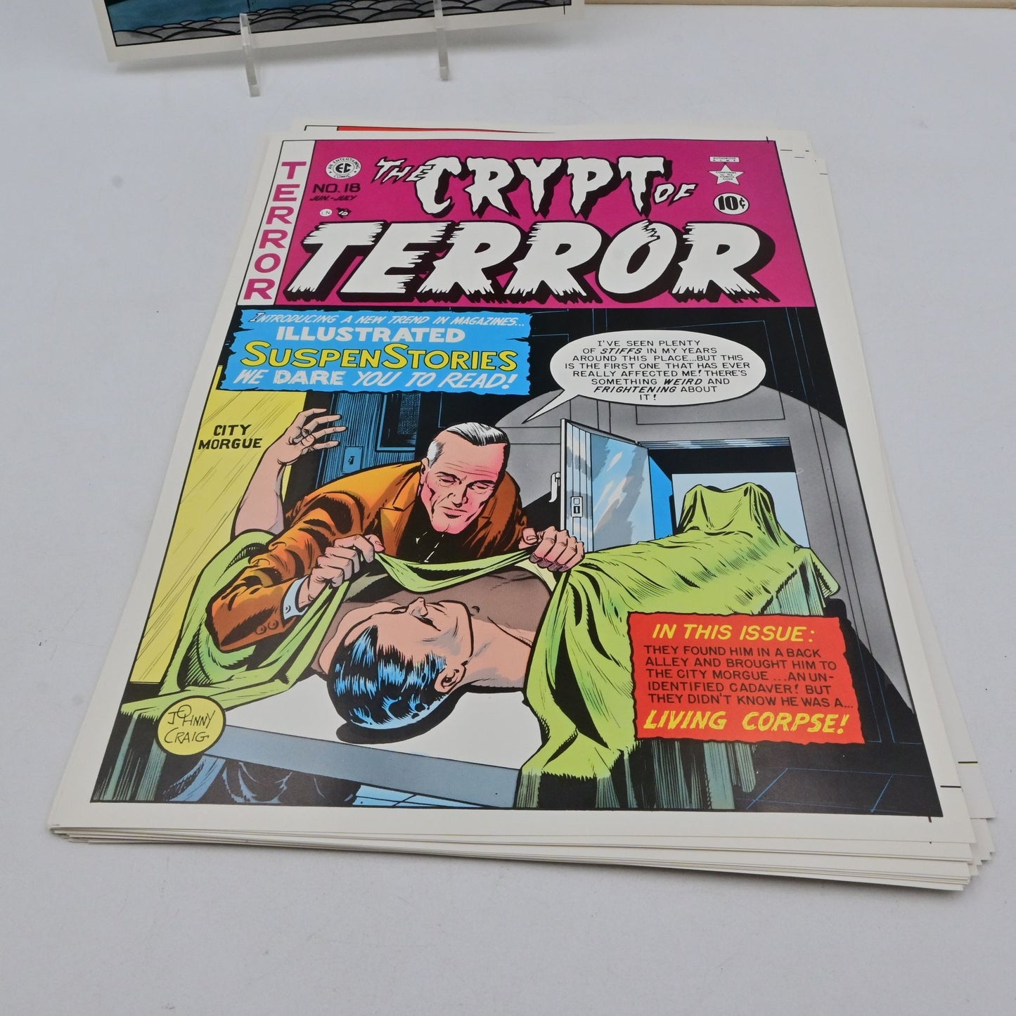 The Crypt Of Terror & Tales From The Crypt Cover Art Print Reprints