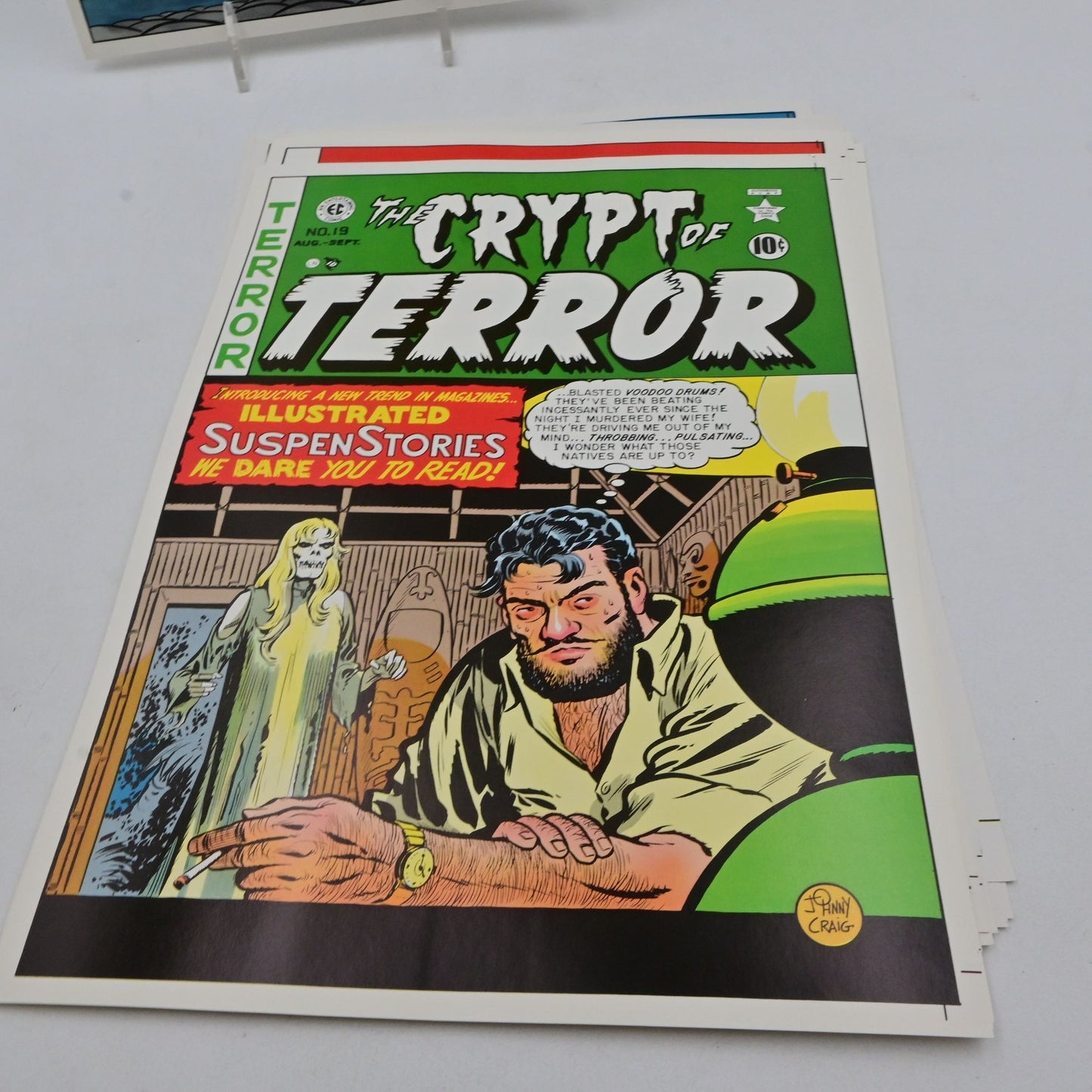 The Crypt Of Terror & Tales From The Crypt Cover Art Print Reprints