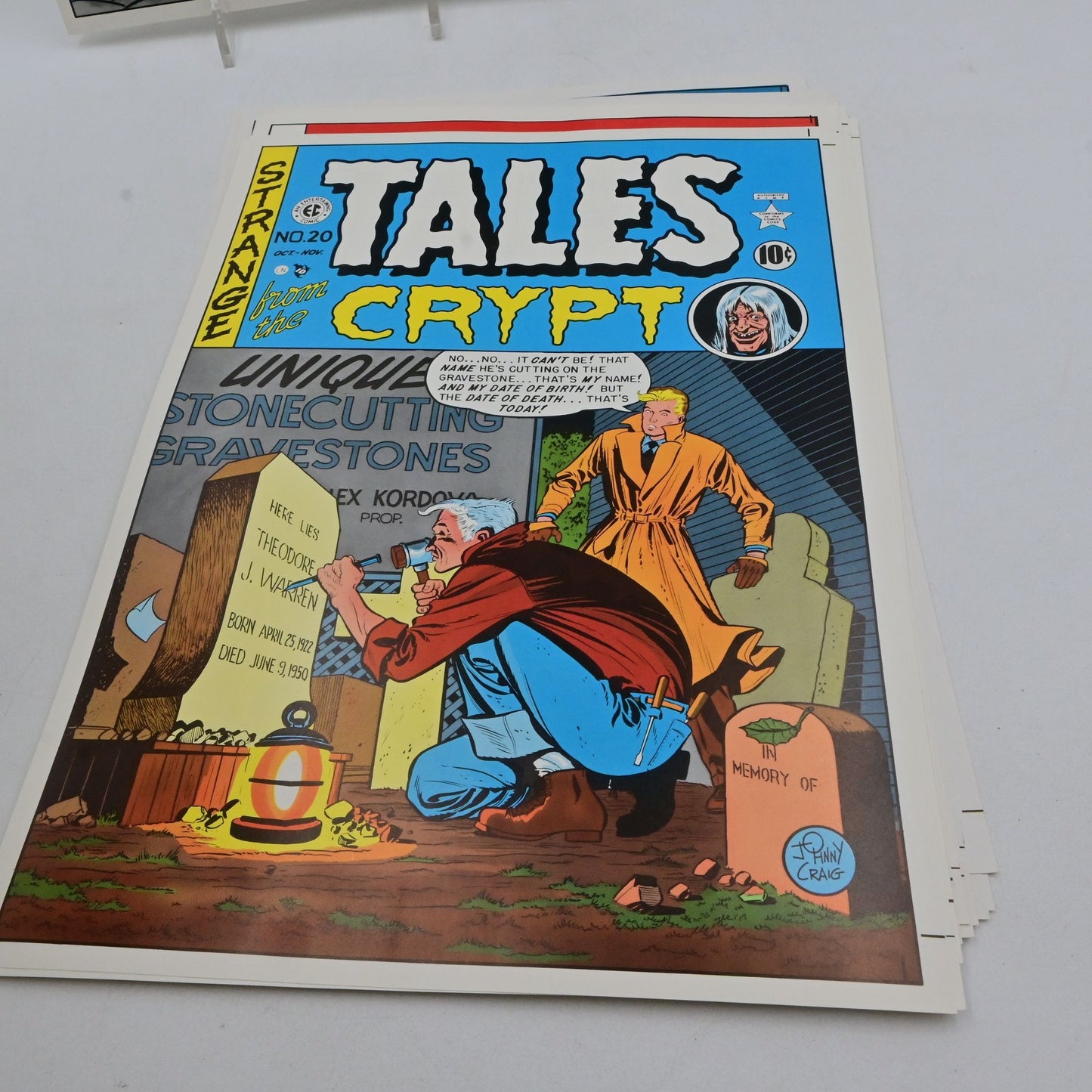 The Crypt Of Terror & Tales From The Crypt Cover Art Print Reprints