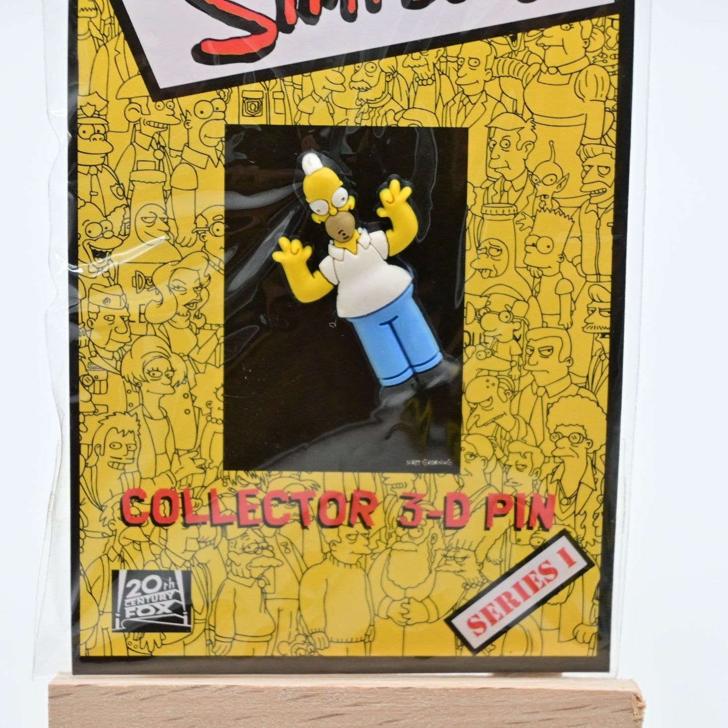 The Simpsons Collector 3-D Pin Homer Simpson Series 1