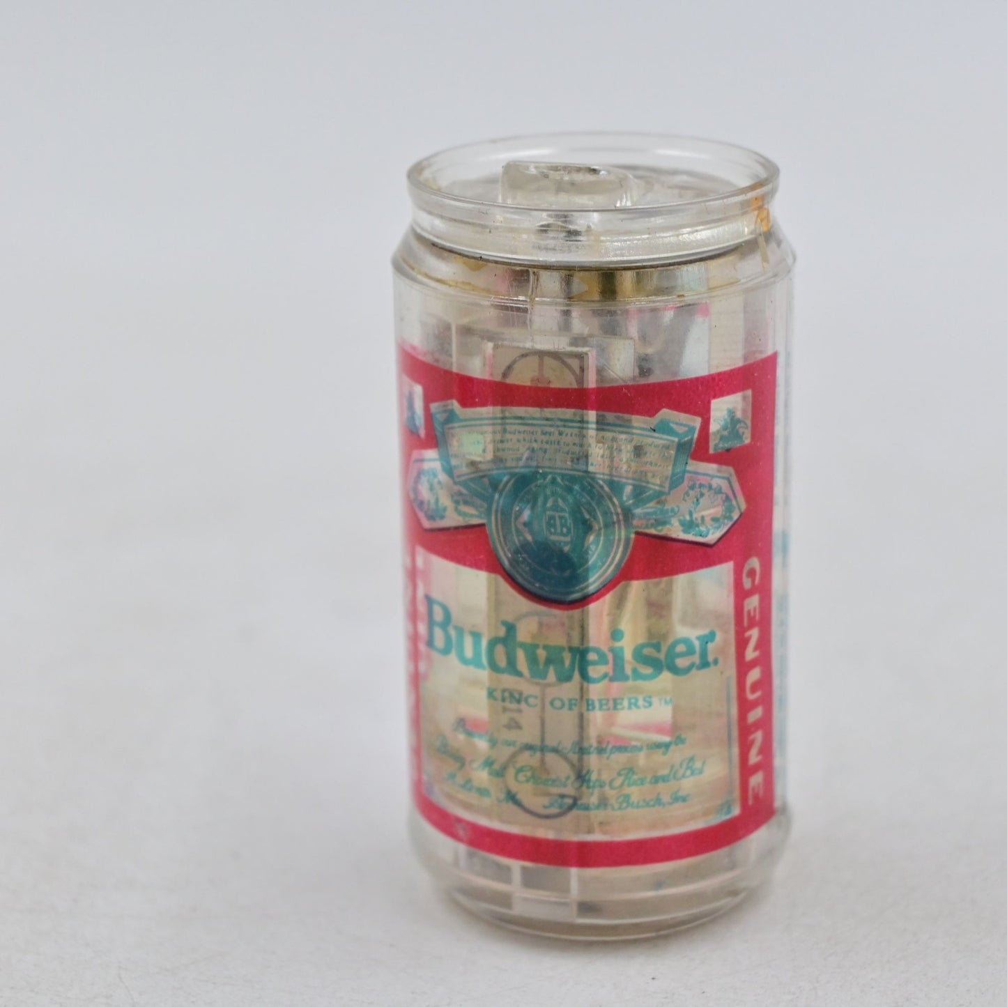 Budweiser Beer Can Lighter W/ Original Box See Through