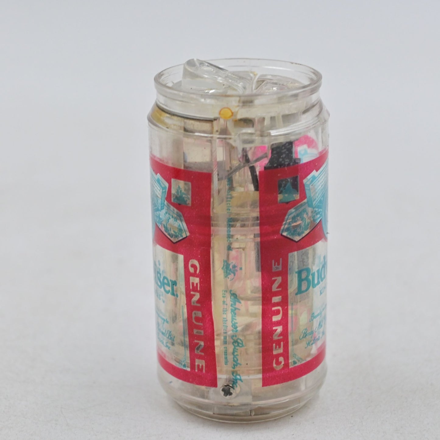 Budweiser Beer Can Lighter W/ Original Box See Through