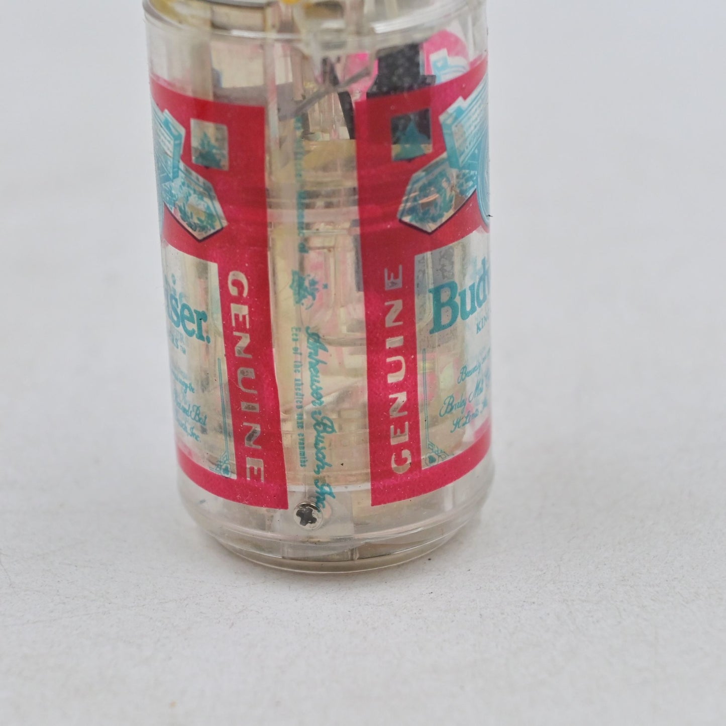 Budweiser Beer Can Lighter W/ Original Box See Through