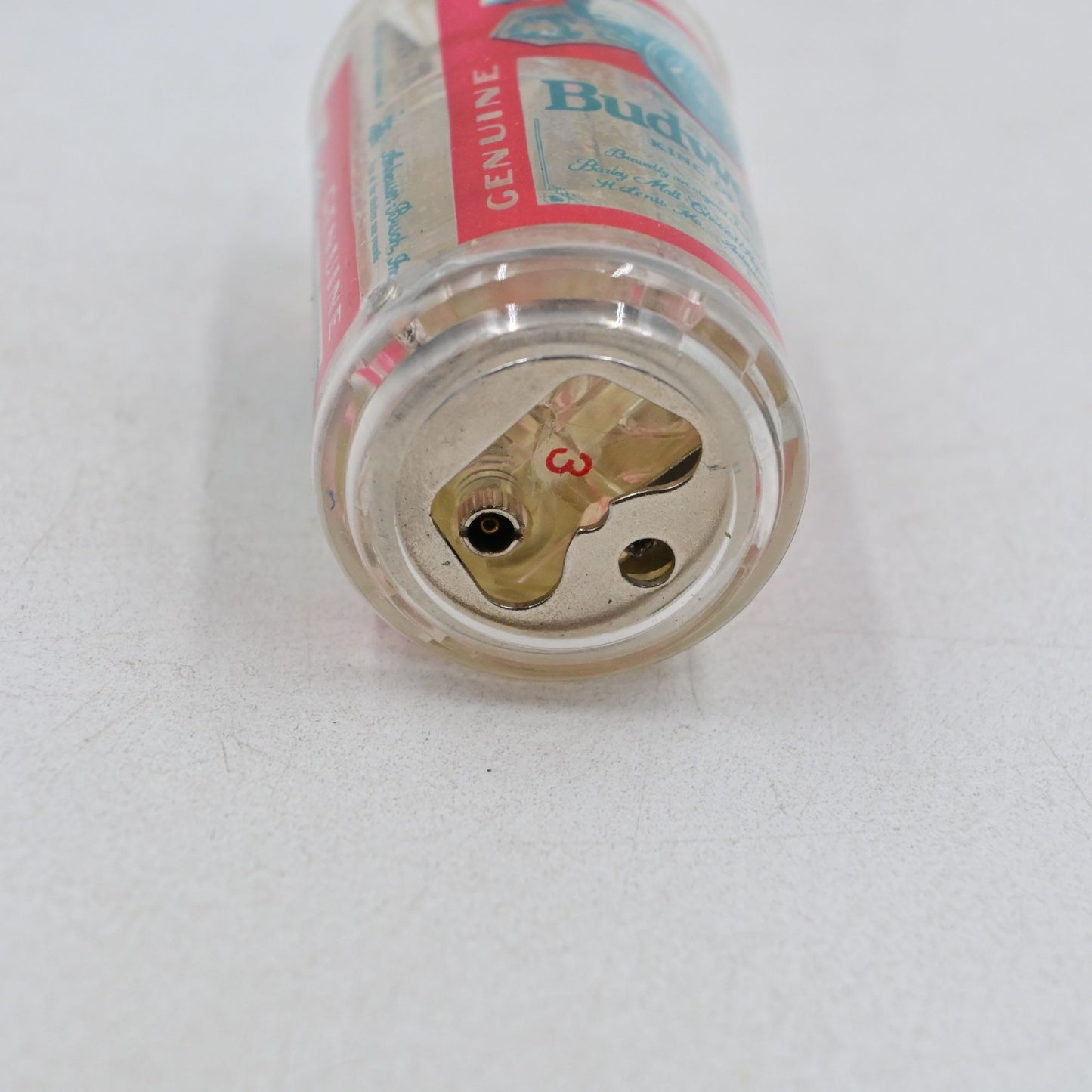 Budweiser Beer Can Lighter W/ Original Box See Through