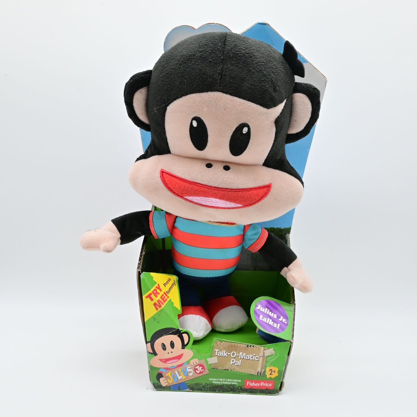 Fisher-Price Julius Jr. Talk-o-Matic Pal Plush Monkey Nick Jr. - Damaged