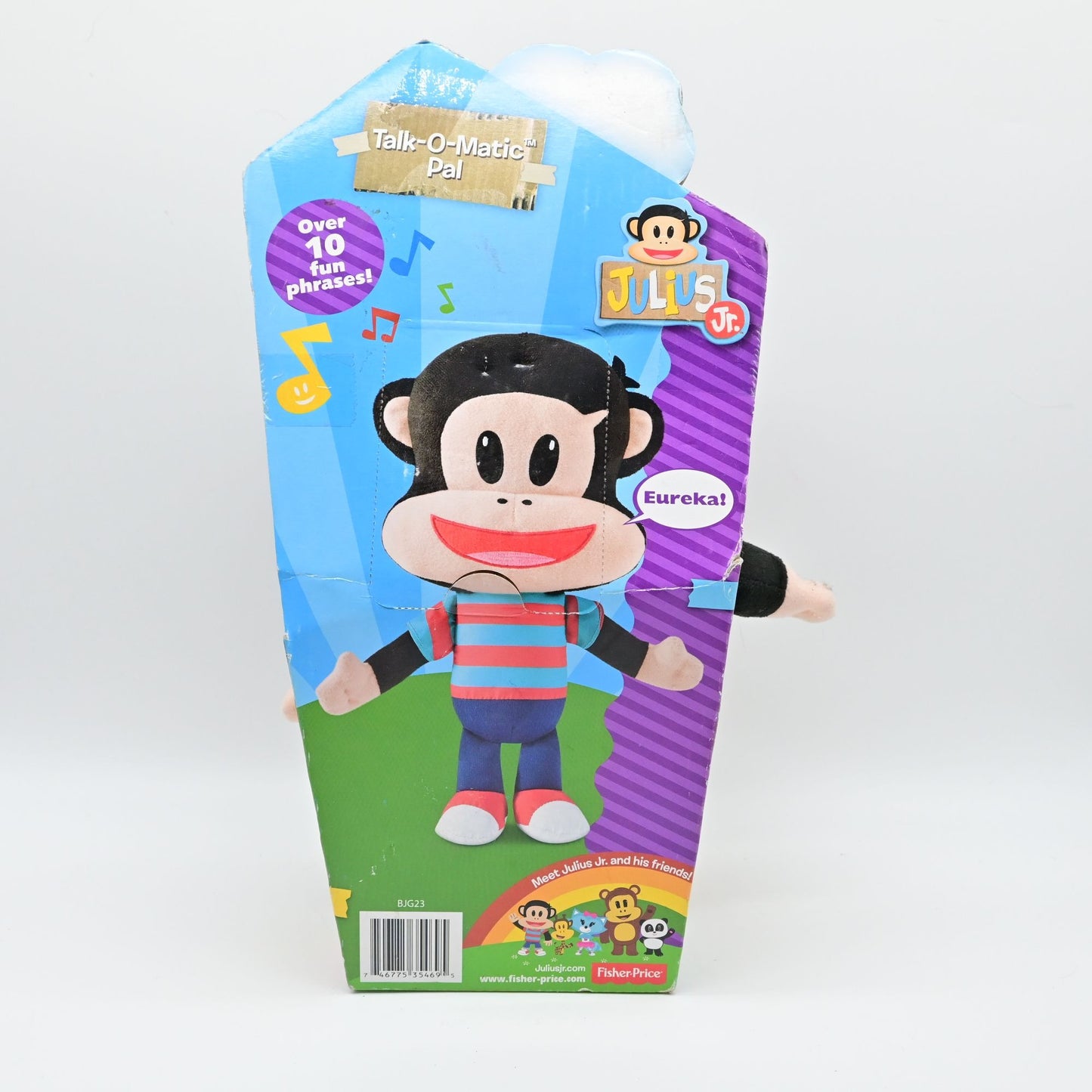 Fisher-Price Julius Jr. Talk-o-Matic Pal Plush Monkey Nick Jr. - Damaged