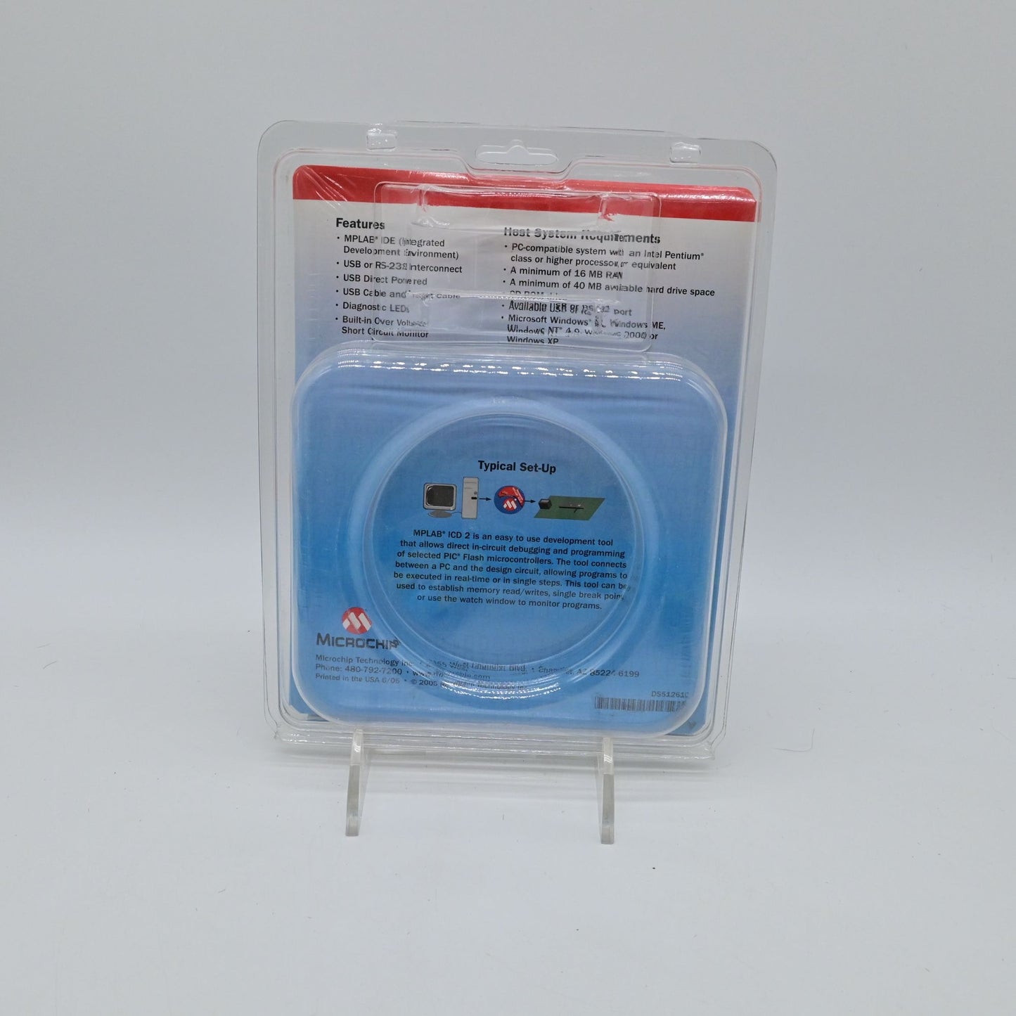 Microchip MPLAB ICD 2 In-Circuit Debugger 10-00318 R6 New Sealed