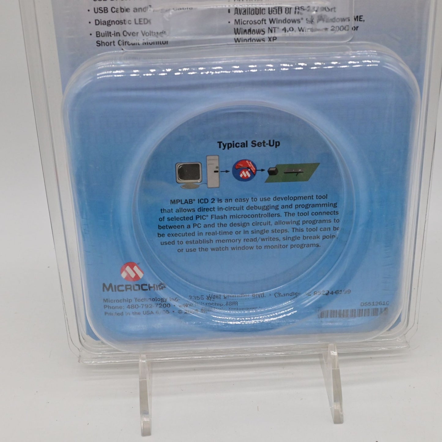Microchip MPLAB ICD 2 In-Circuit Debugger 10-00318 R6 New Sealed
