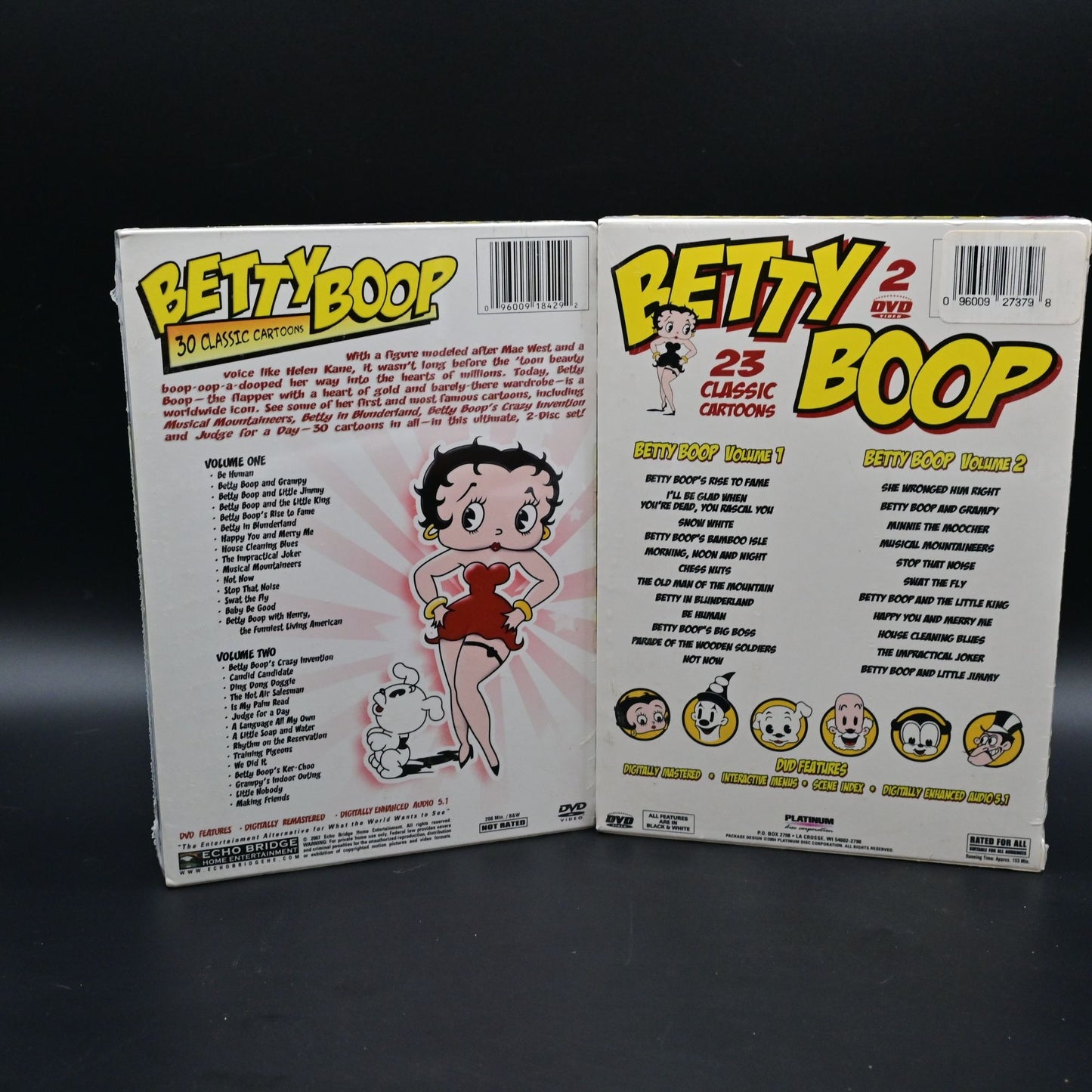 Betty Boop: 23 Classic Cartoons & Betty Boop: 30 Classic Cartoons DVD Bundle