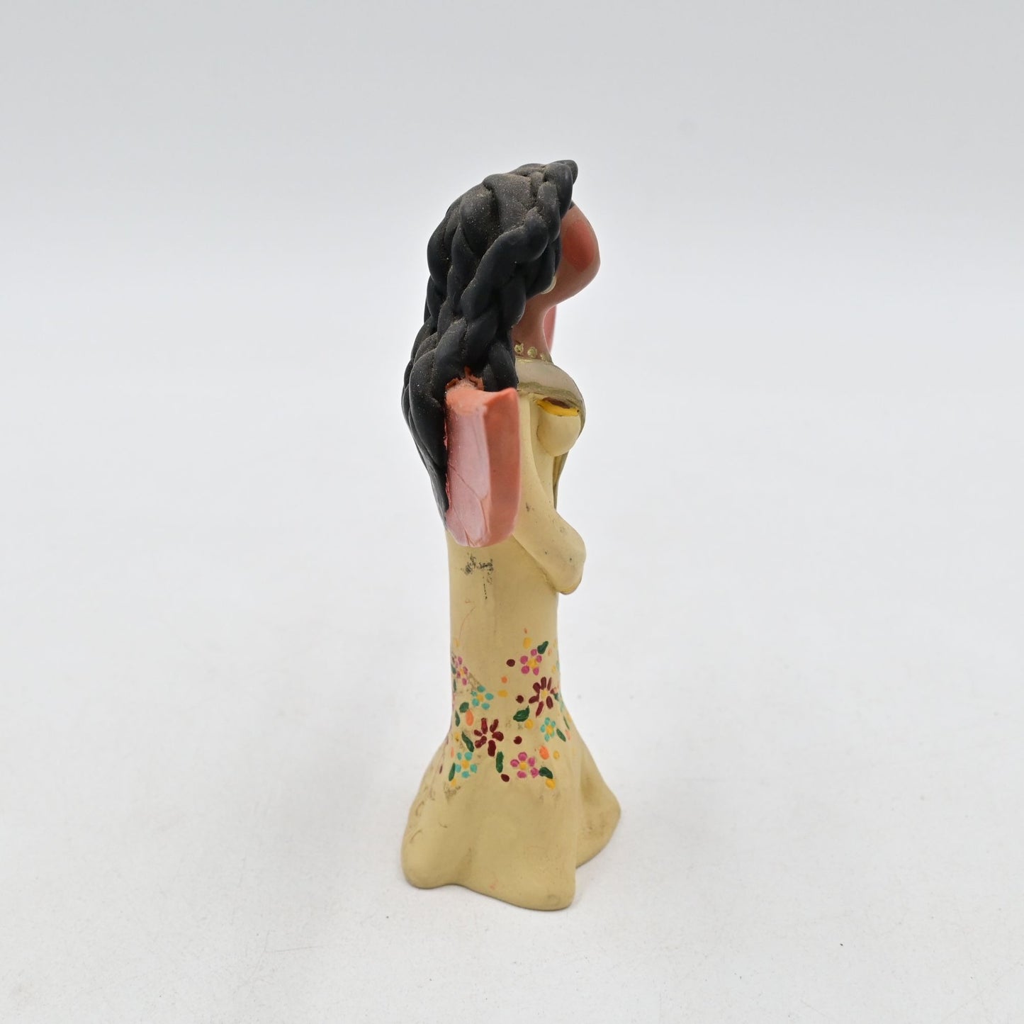 April Romo De Vivar Folk Art Native American Angel Southwest 4" - Vintage