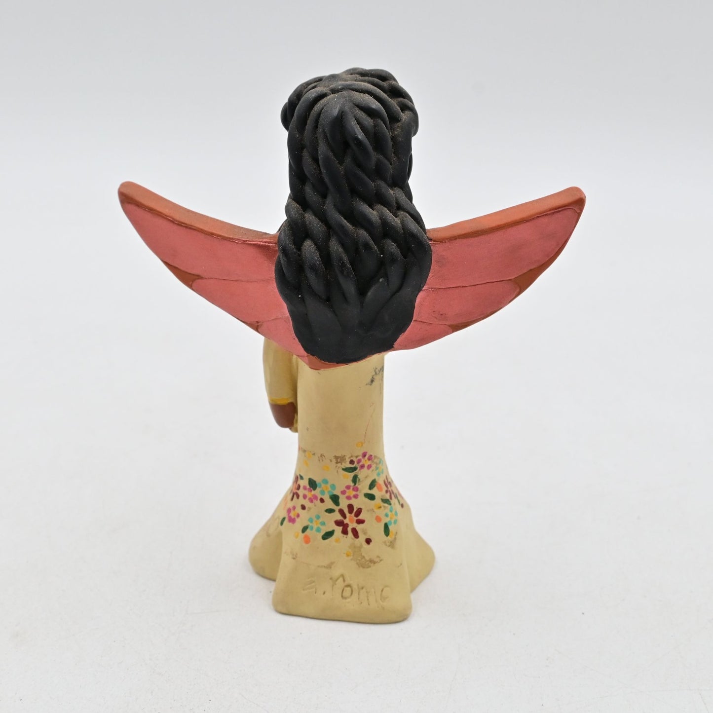 April Romo De Vivar Folk Art Native American Angel Southwest 4" - Vintage