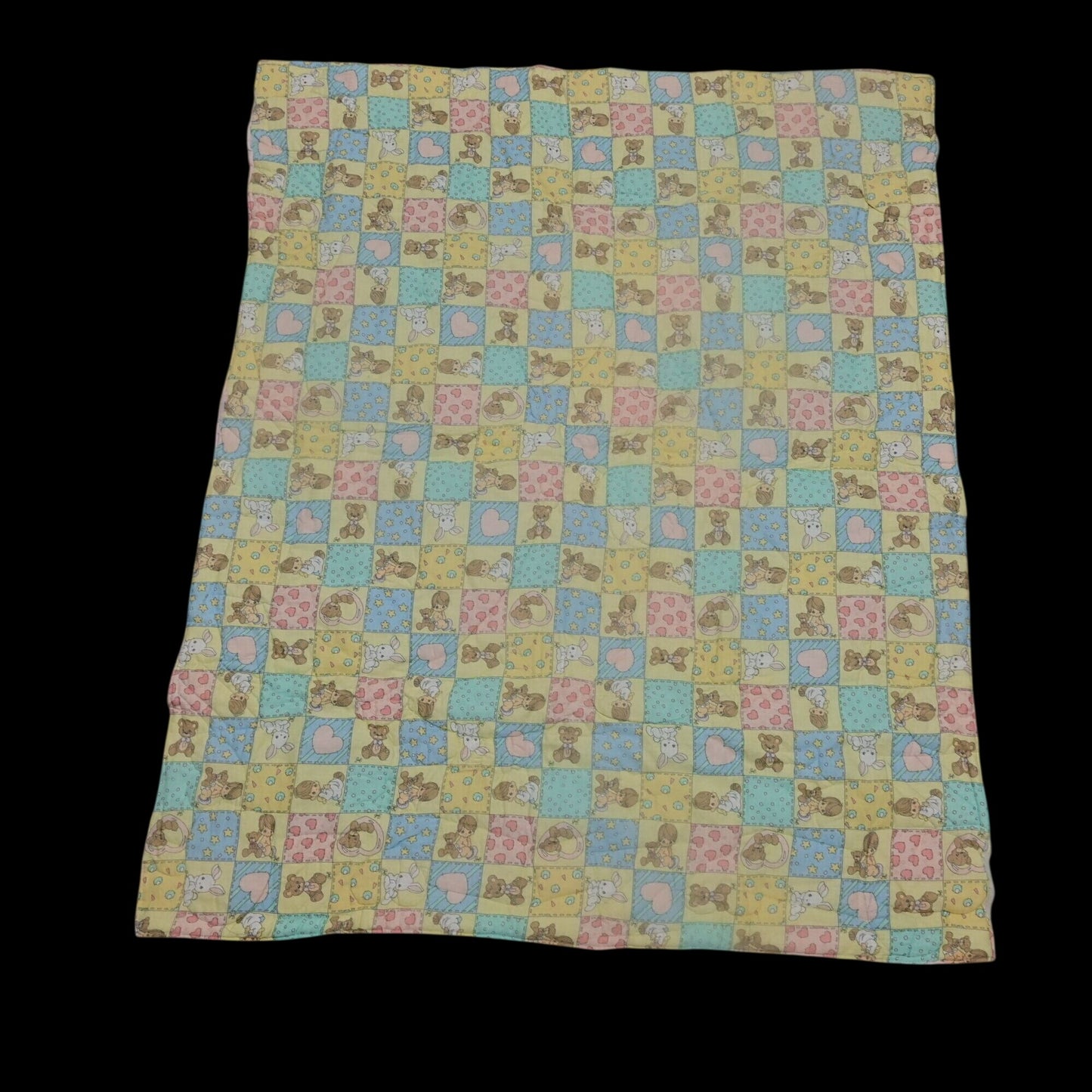 Precious Moments Nursery Baby Blanket Angel Hand Made