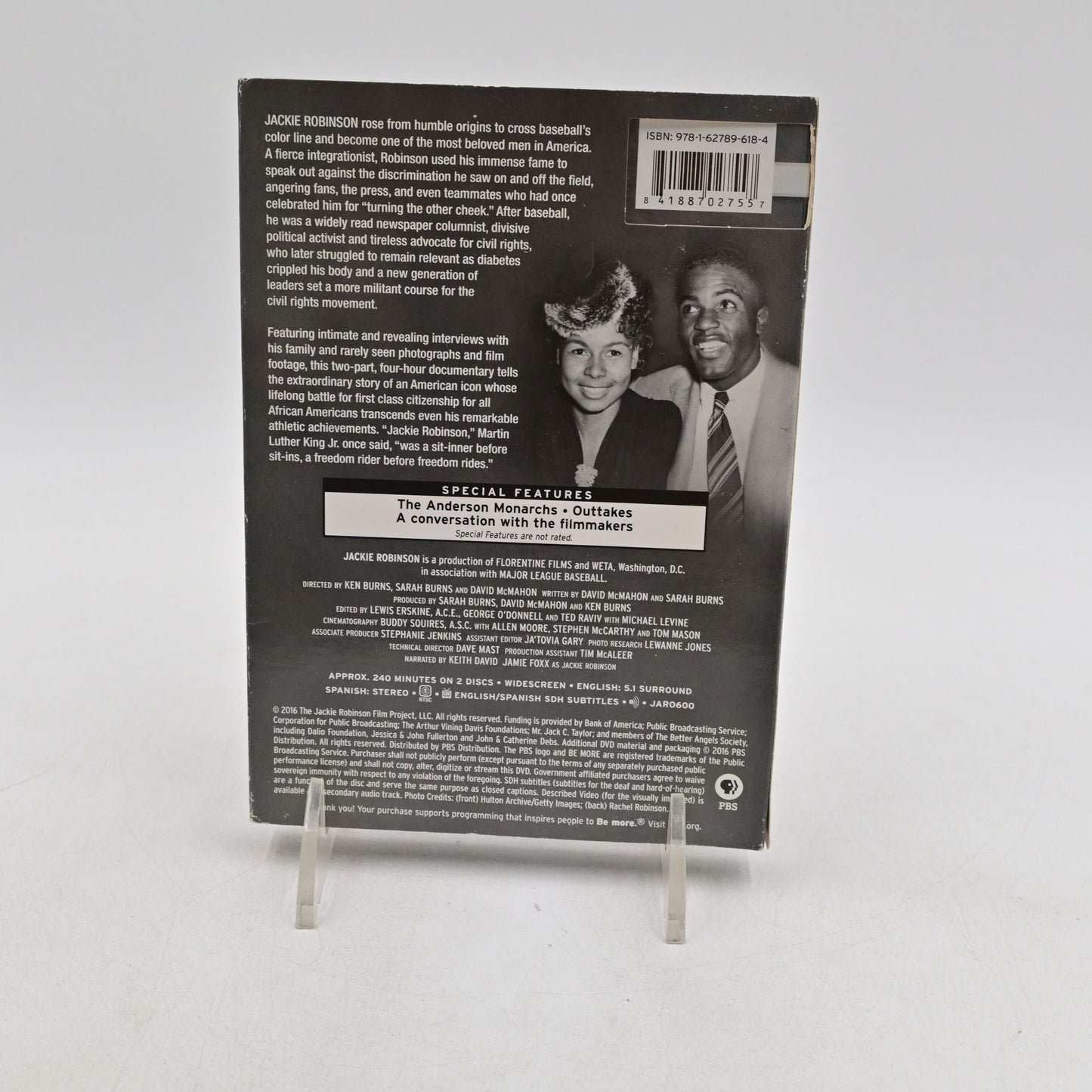 Jackie Robinson DVD 2016 with Slipcover Sealed Ken Burns PBS