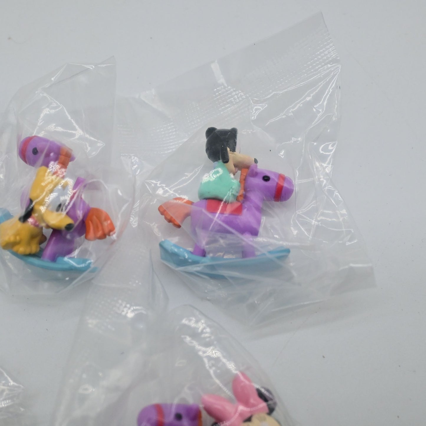 Tomy Disney Mickey & Friends Rocking Horse Toy Miniature Figures Set Of 5