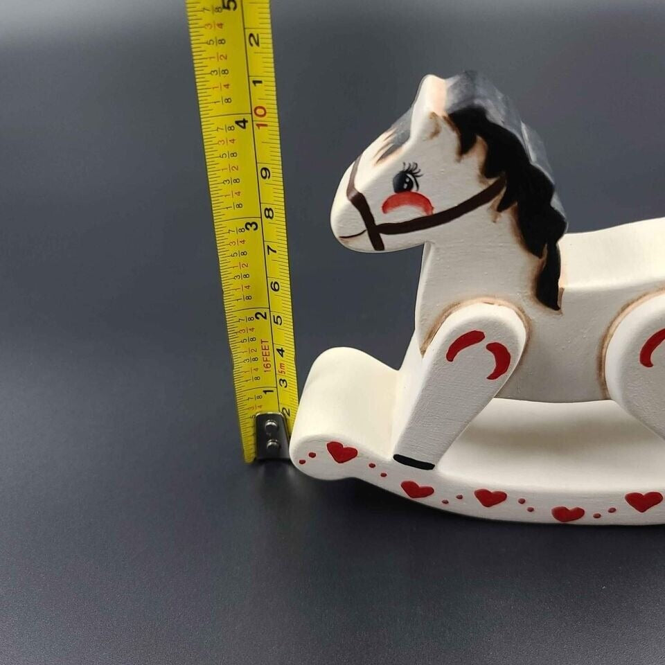 Vintage Ceramic Rocking Horse Figure