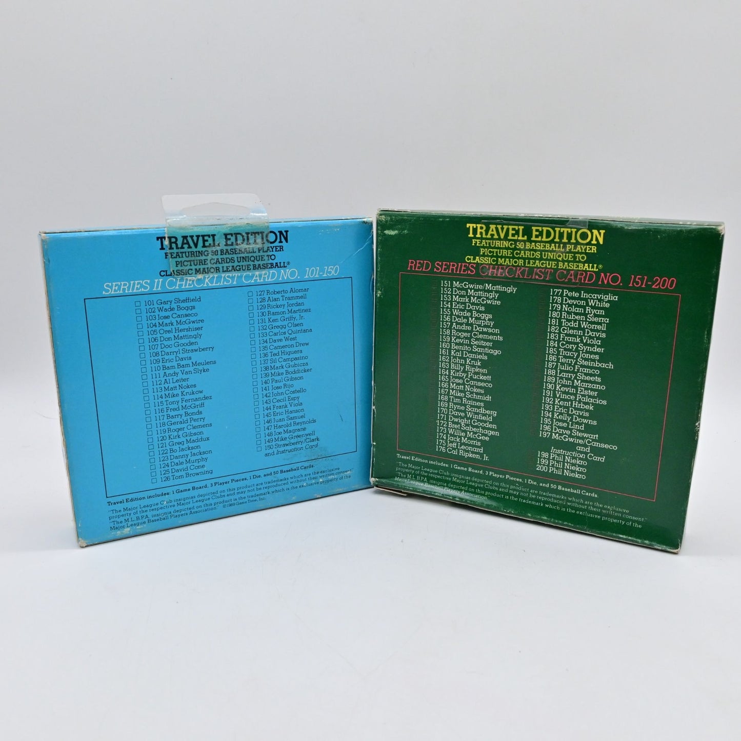 Classic MLB Board Game Travel Edition & Travel Edition Red Series Bundle