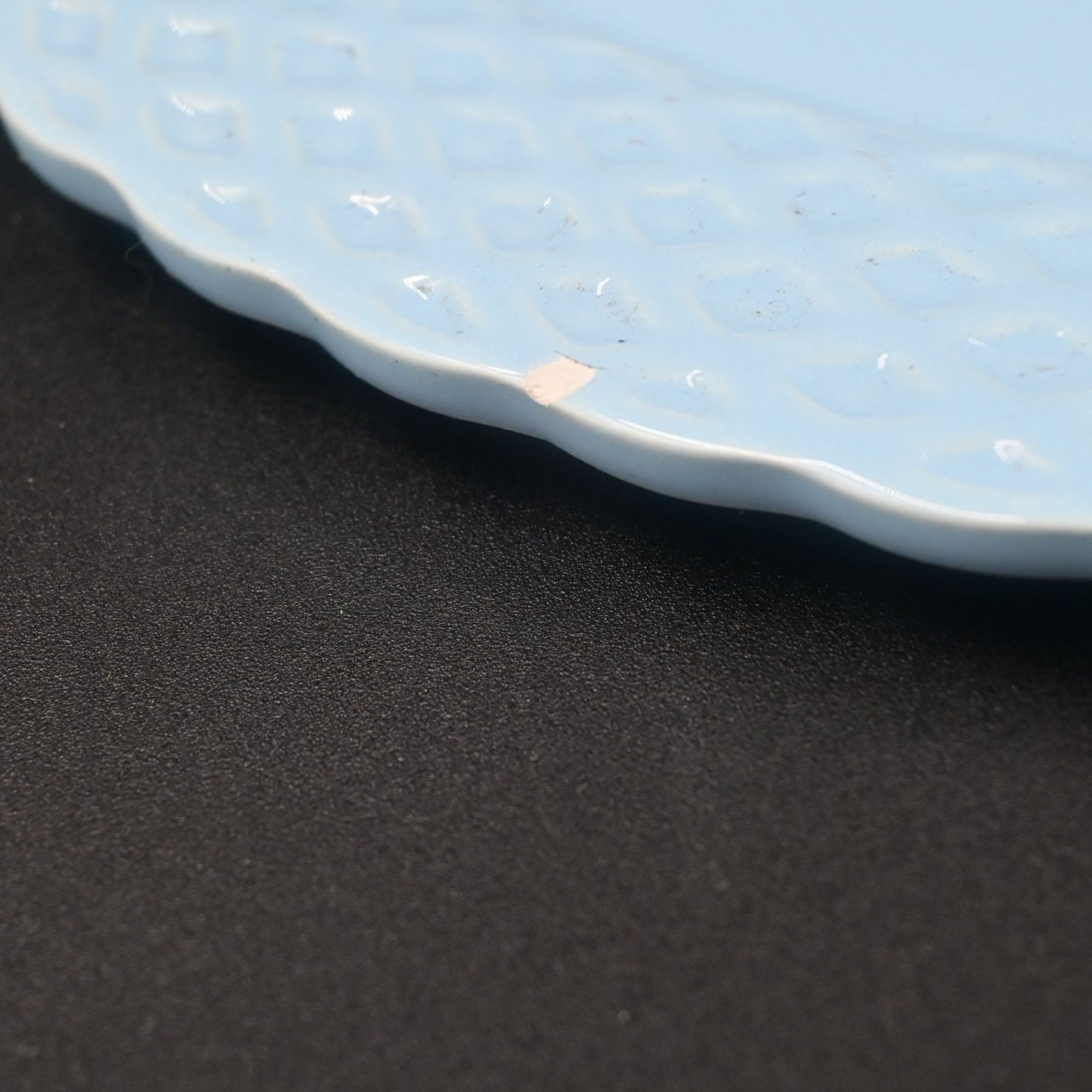 Happy Birthday Cake Covered Cake Plate with Blue Plate Made in Portugal Vintage