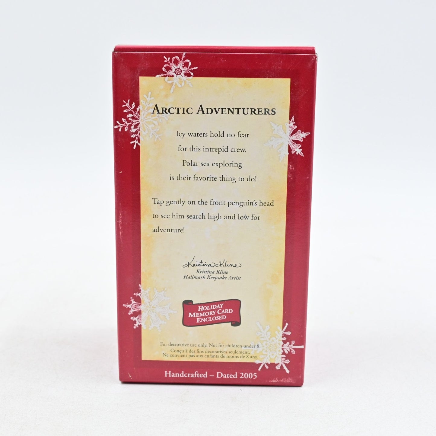 Hallmark Keepsake Arctic Adventures Iceberg Penguins Christmas Ornament 2005