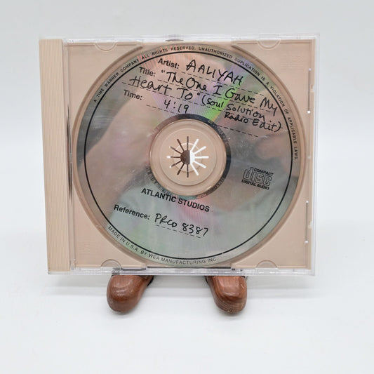 Aaliyah The One I Gave My Heart To Promotional CD