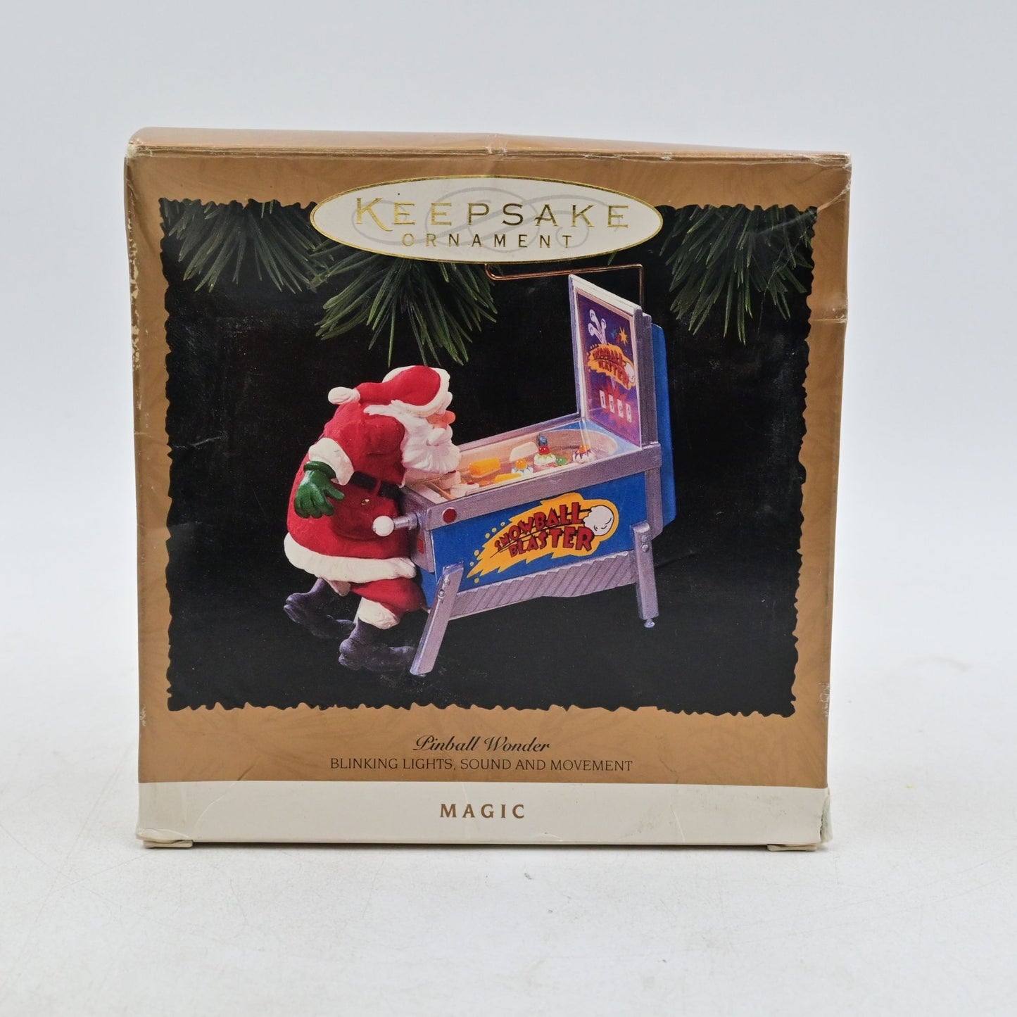 Hallmark Keepsake Pinball Wonder Santa Pinball Machine Christmas Ornament