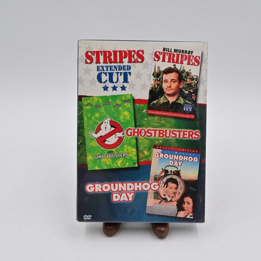 Bill Murray Collection Ghostbusters/Stripes/Groundhog Day DVD Set Sealed