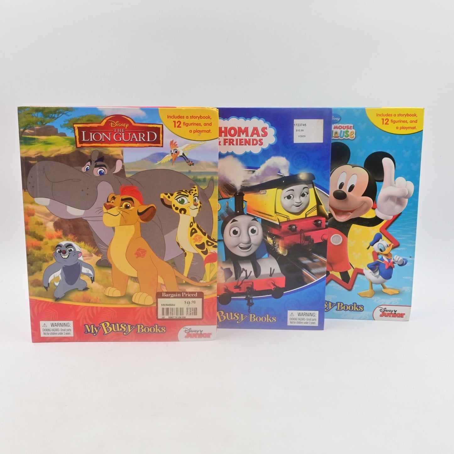 My Busy Books Lion King Lion Guard, Thomas The Train Engine, Mickey Mouse