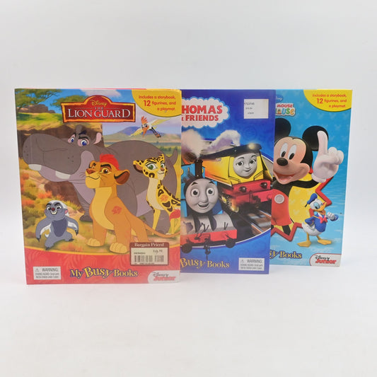 My Busy Books Lion King Lion Guard, Thomas The Train Engine, Mickey Mouse