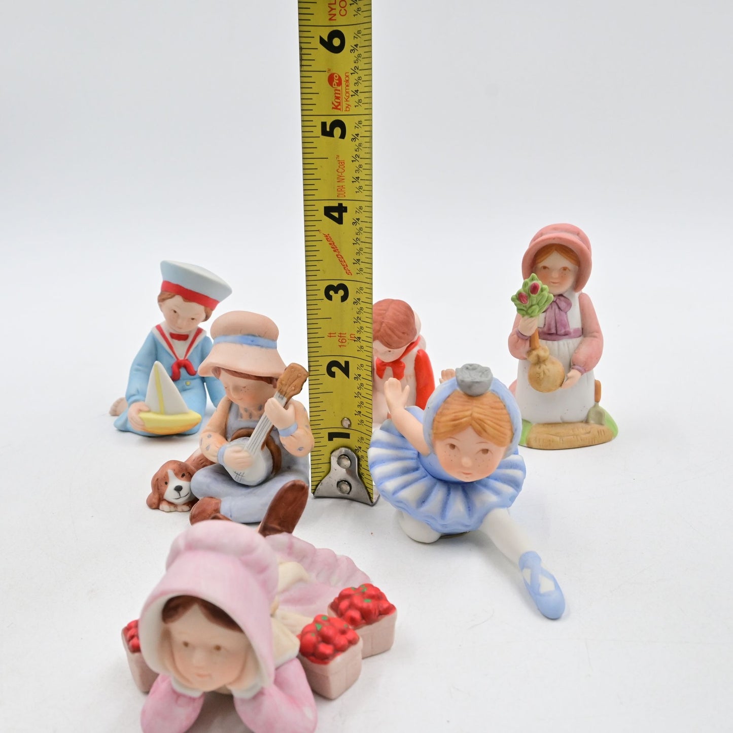 Holly Hobbie American Greetings Miniature Figure Bundle Of 6