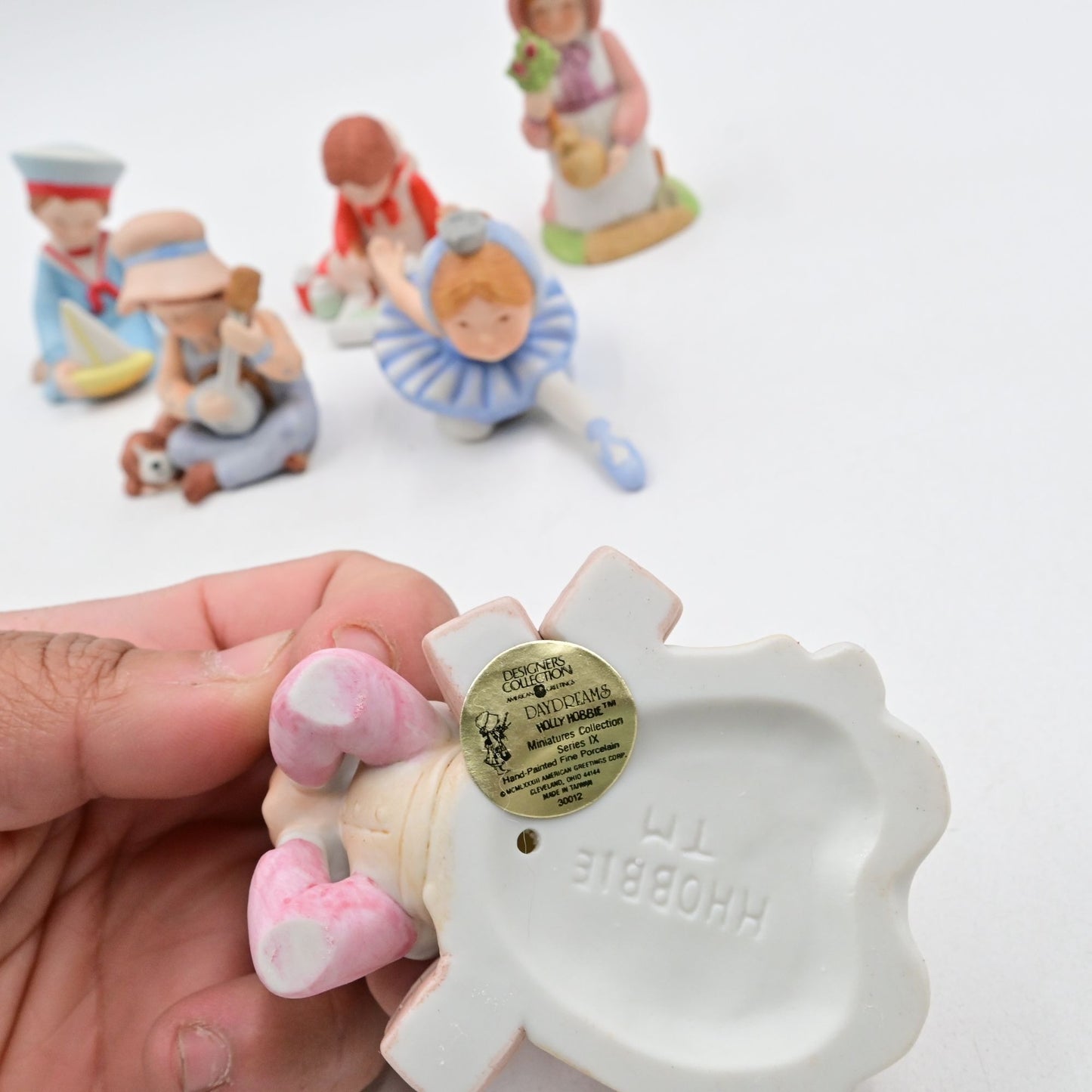 Holly Hobbie American Greetings Miniature Figure Bundle Of 6