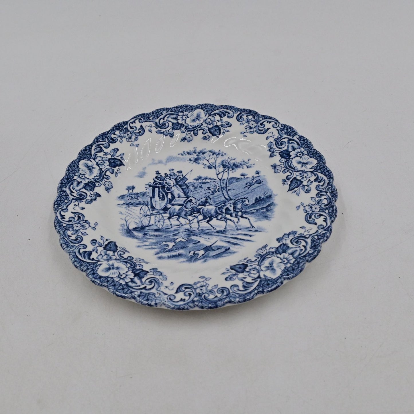 Johnson Bros Coaching Scenes Teacup & Saucer Single Replacement