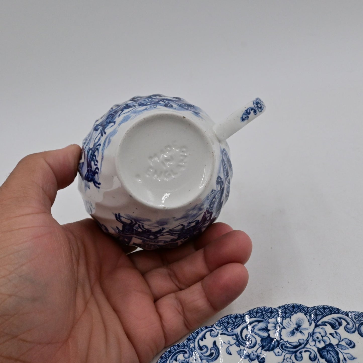 Johnson Bros Coaching Scenes Teacup & Saucer Single Replacement
