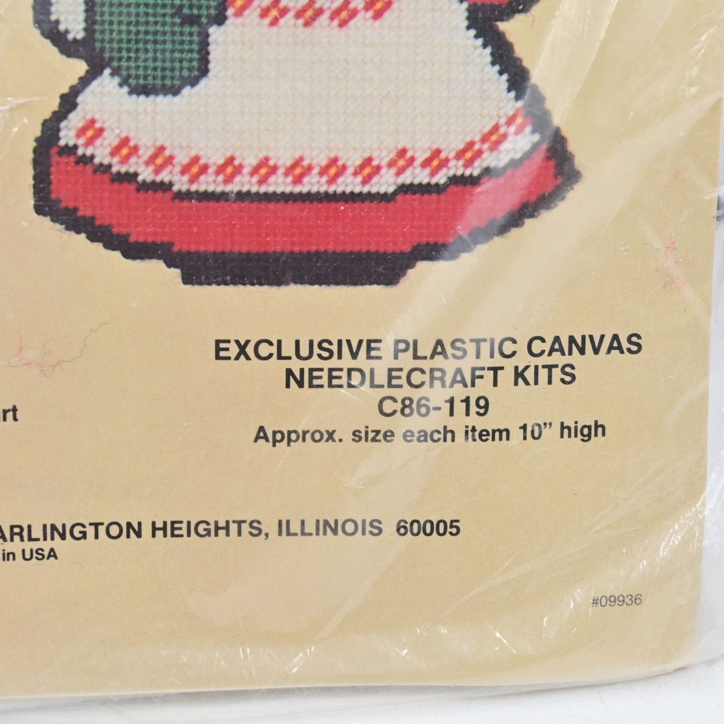 Needlepoint by Numbers Kit -Mr. & Mrs. Santa Claus Vintage New Sealed