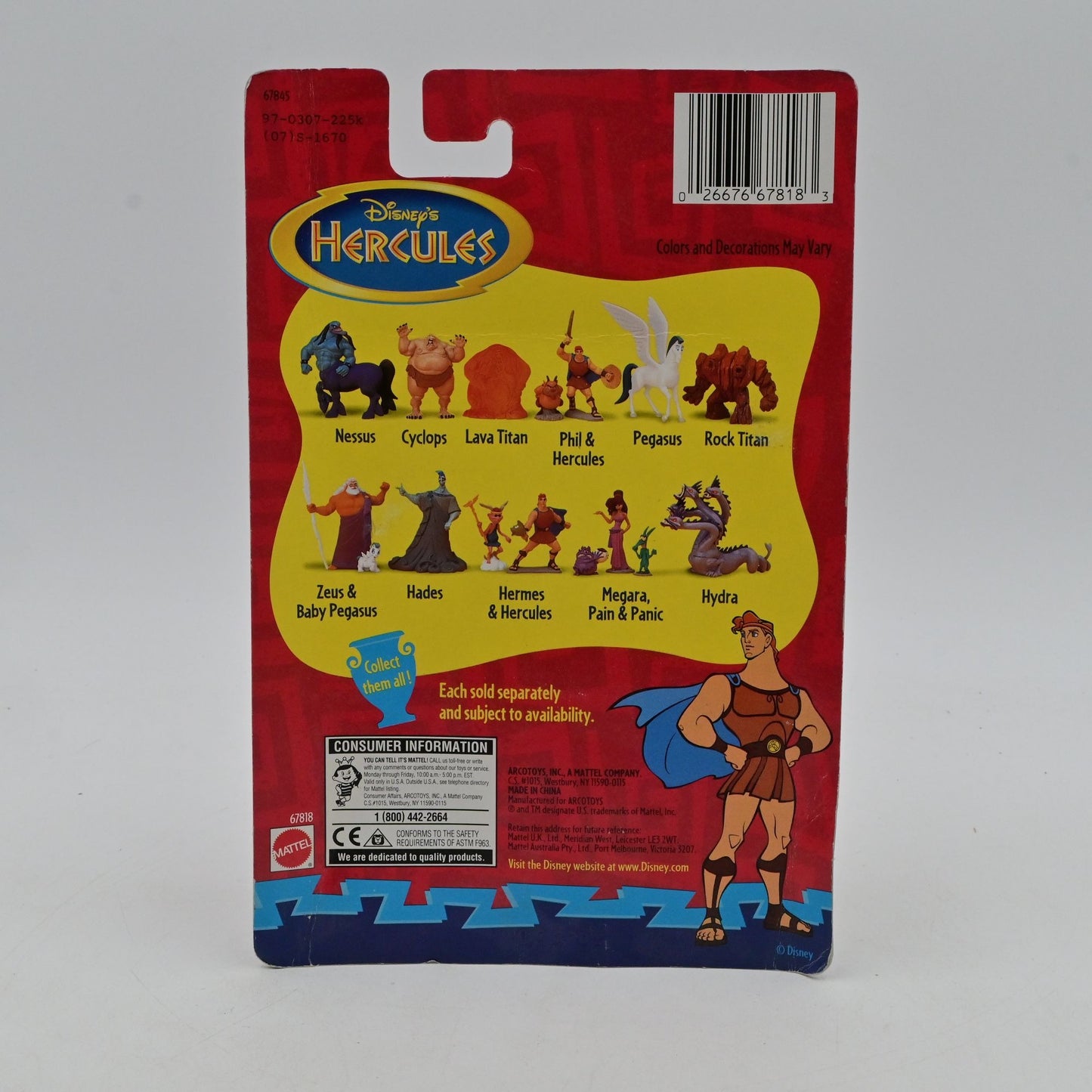 Disney's Hercules Hermes & Hercules Figures