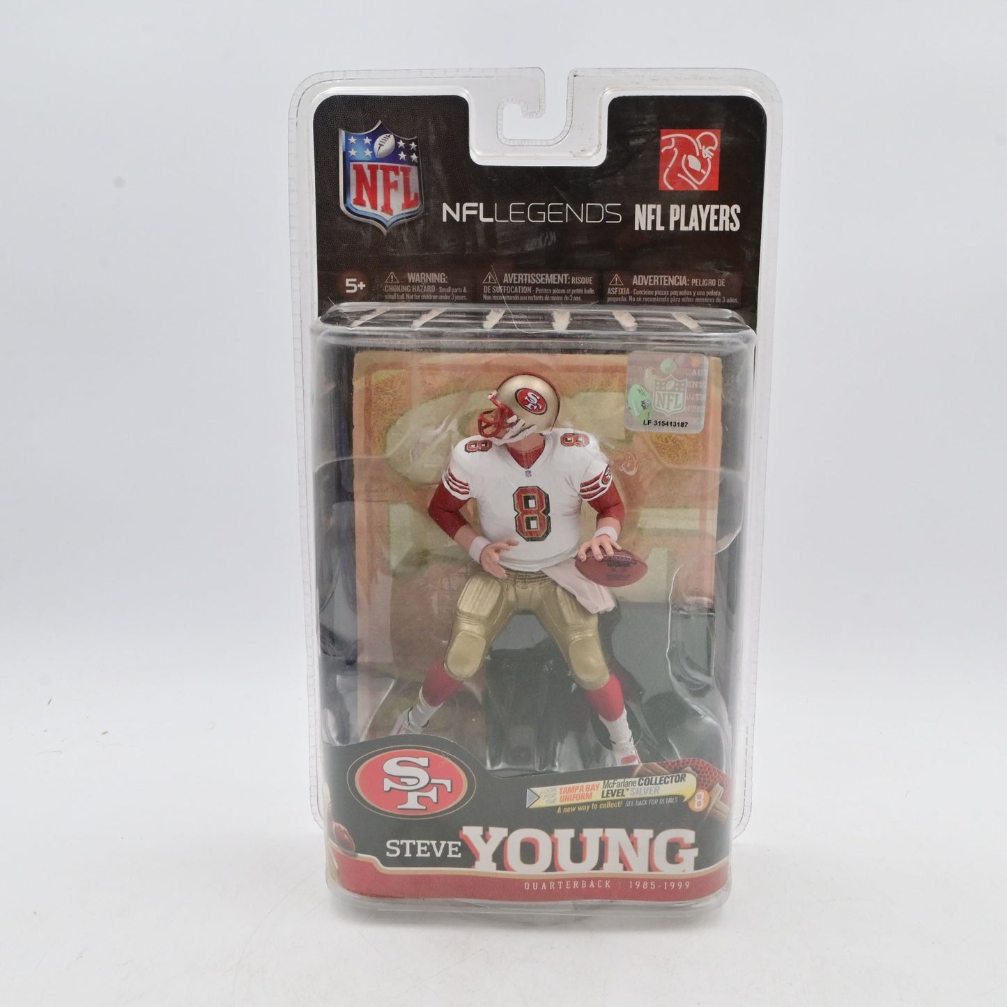 Mcfarlane Sports NFL Legends Steve Young Action Figure McFarlane Series 6
