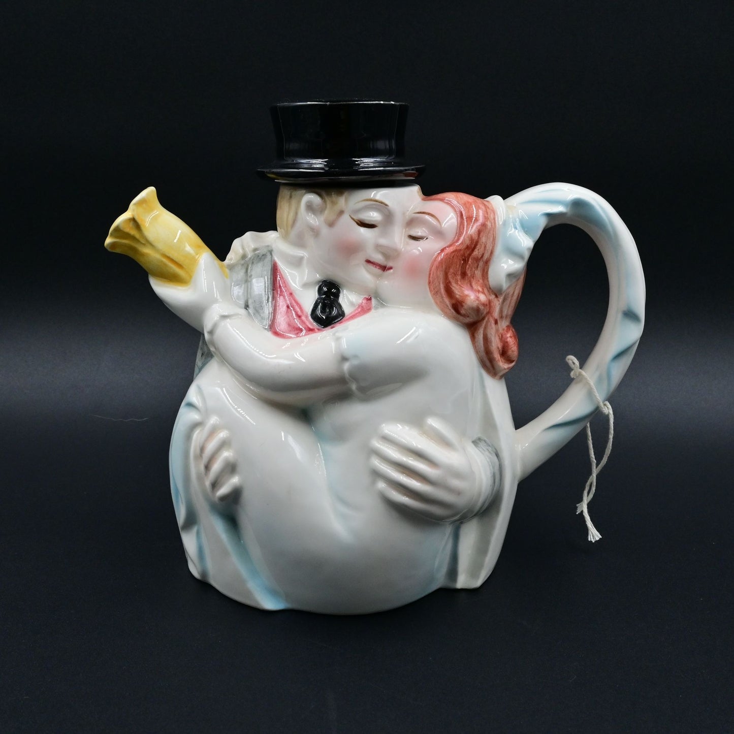 Department 56 Bridge & Groom Tea Time Vintage 1988 Teapot