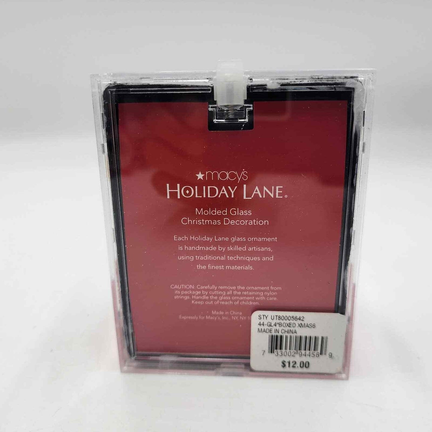 Macy's Holiday Lane Santa Coming Down The Chimney Ornament