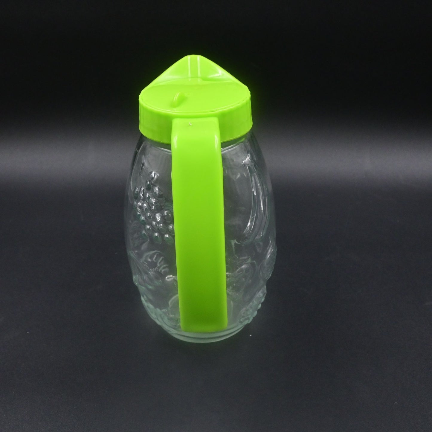 Solmaz Mercan Green Glass Juice Pitcher Vintage 1970's
