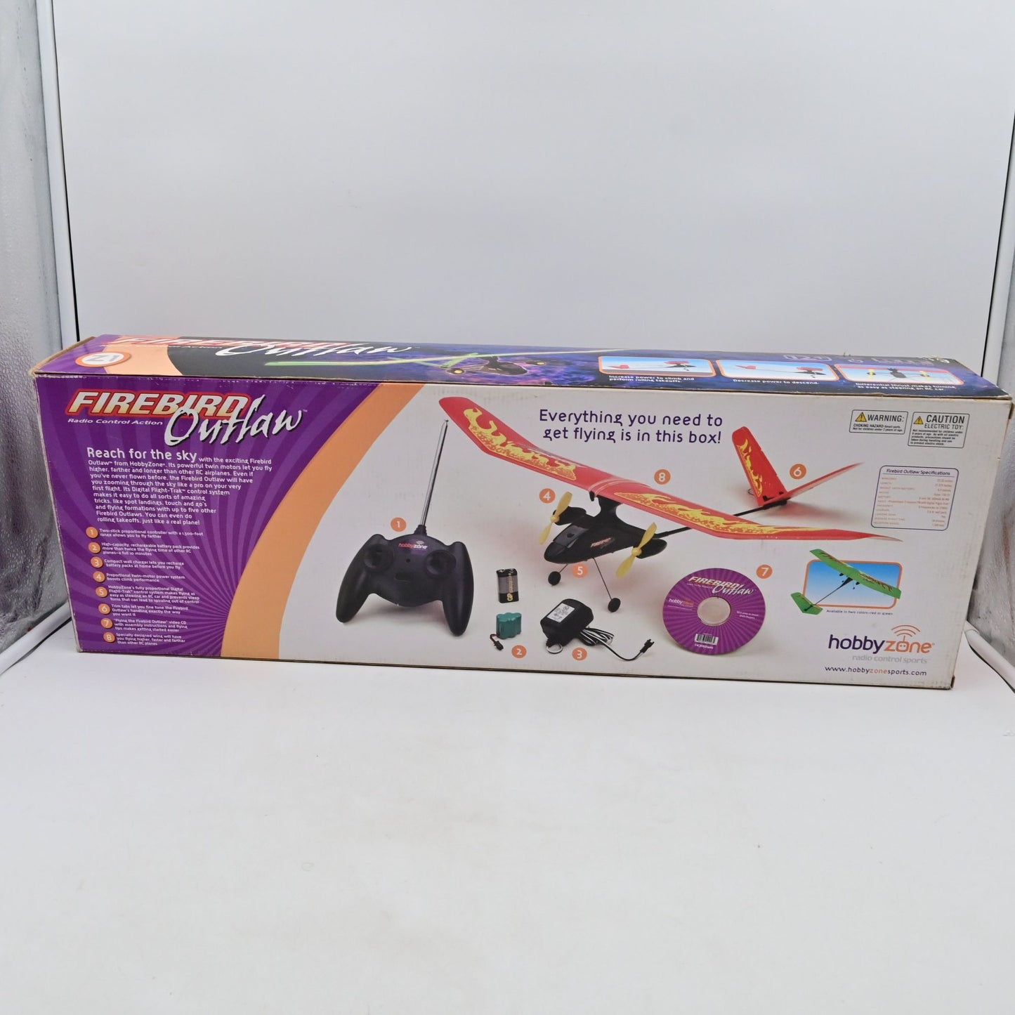 HobbyZone Firebird Outlaw Radio Control Plane RC
