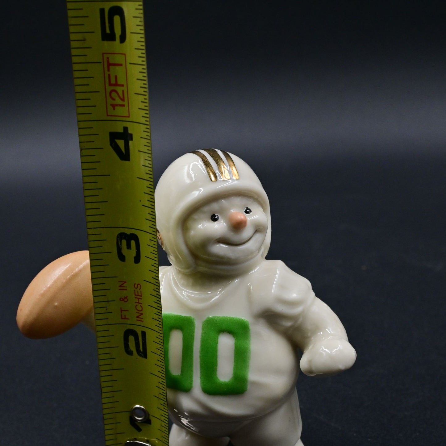 Lenox Touchdown Snowman Football Figure Vintage 2000