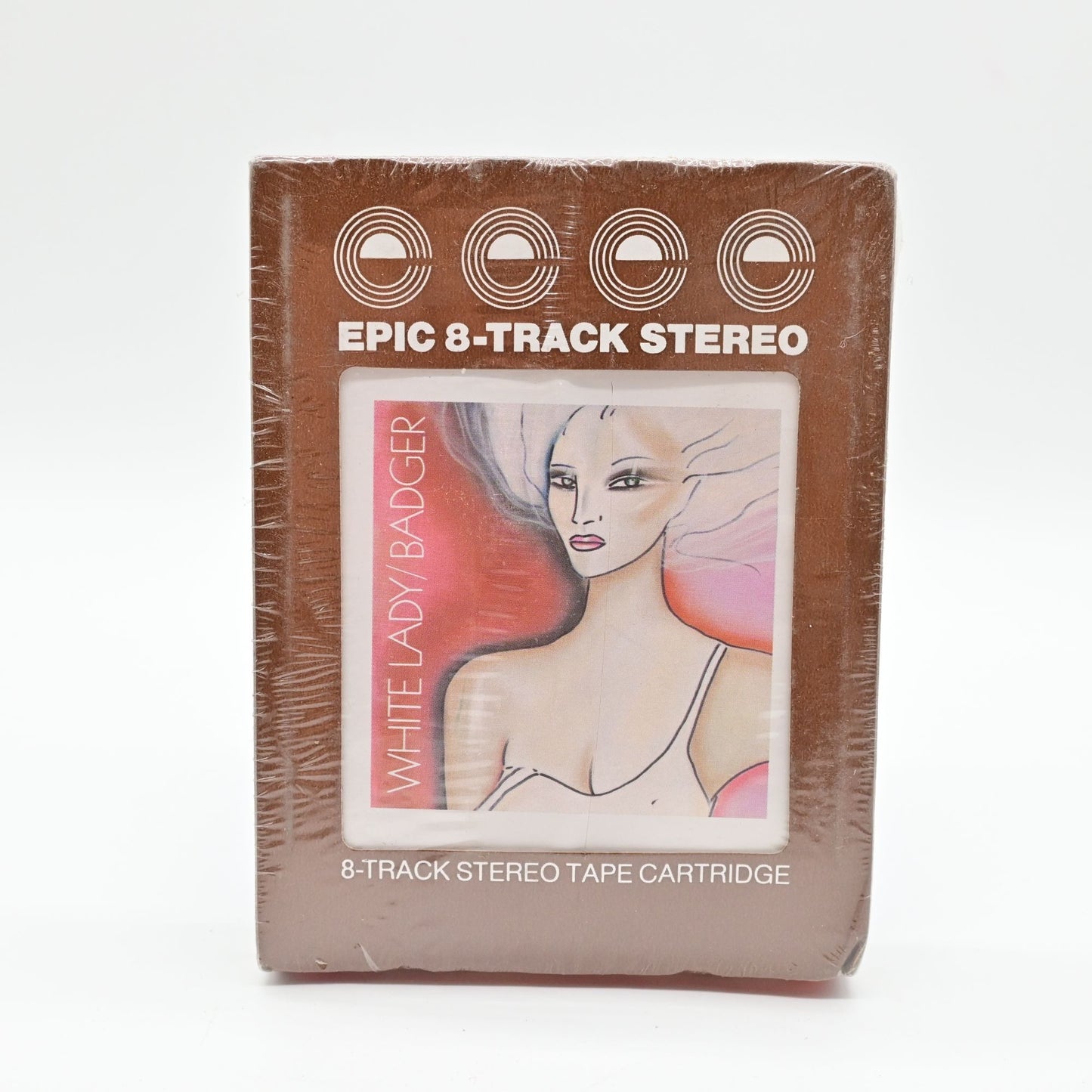 White Lady Badger Epic 8-Track Stereo Tape Cartridge