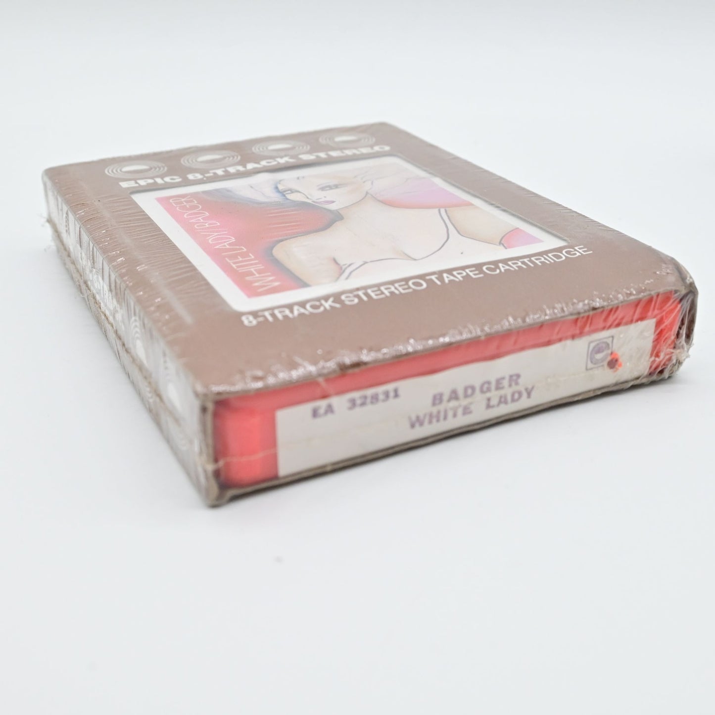White Lady Badger Epic 8-Track Stereo Tape Cartridge