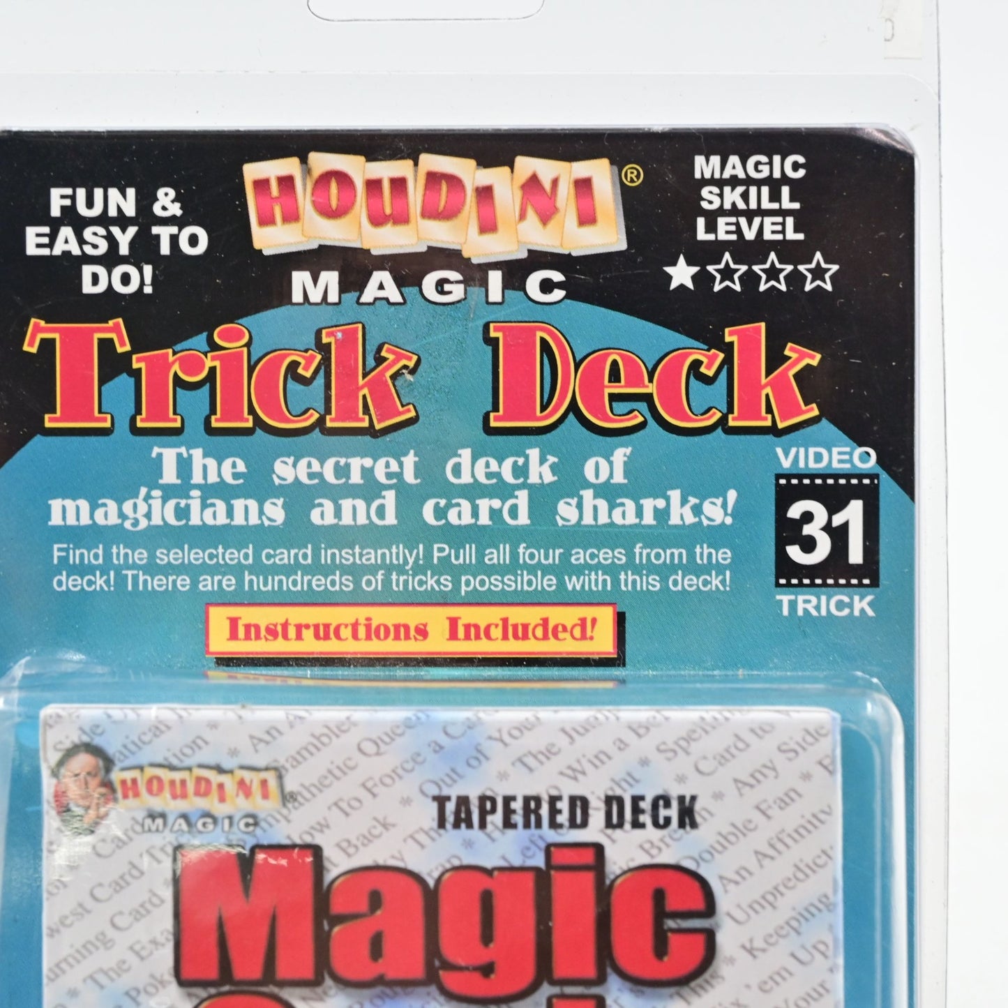 Houdini Magic Cards Tapered Trick Deck
